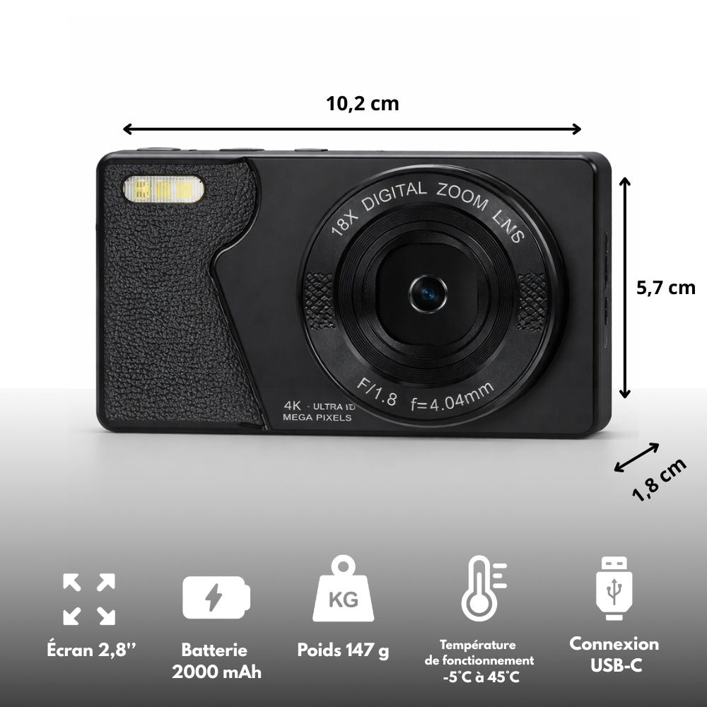 PHOTYRA™ - Appareil Photo Numérique